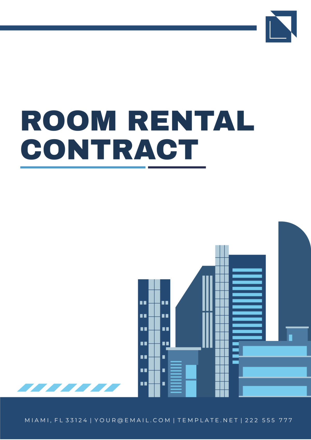 Room Rental Contract Template - Edit Online & Download