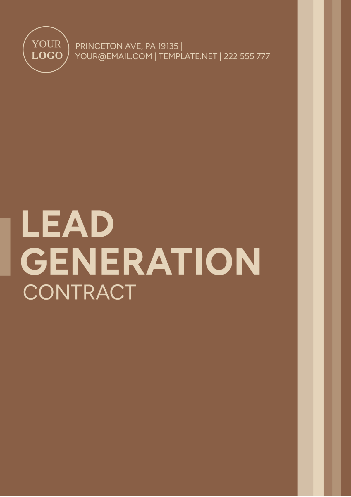 Lead Generation Contract Template - Edit Online & Download