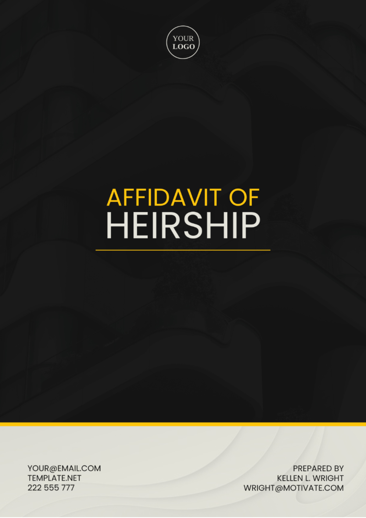 South Dakota Affidavit of Heirship Template - Edit Online & Download