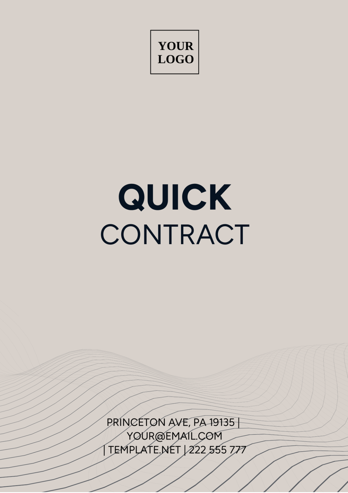 Quick Contract Template - Edit Online & Download