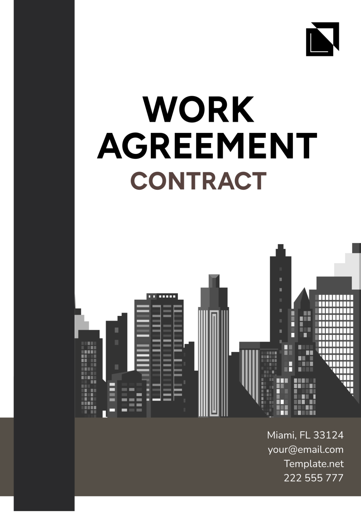 Work Agreement Contract Template - Edit Online & Download