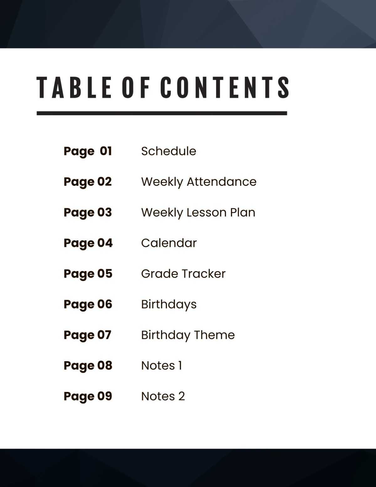 Free Teacher Weekly Planner Template to Edit Online