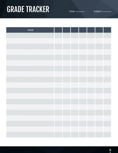 Free Teacher Weekly Planner Template to Edit Online