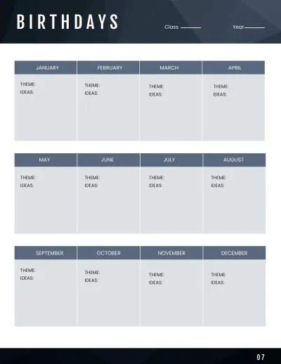 Free Teacher Weekly Planner Template to Edit Online