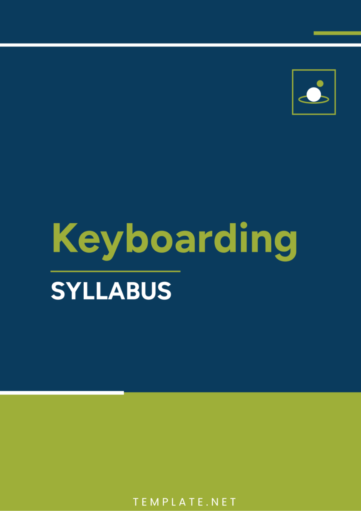 Keyboarding Syllabus Template