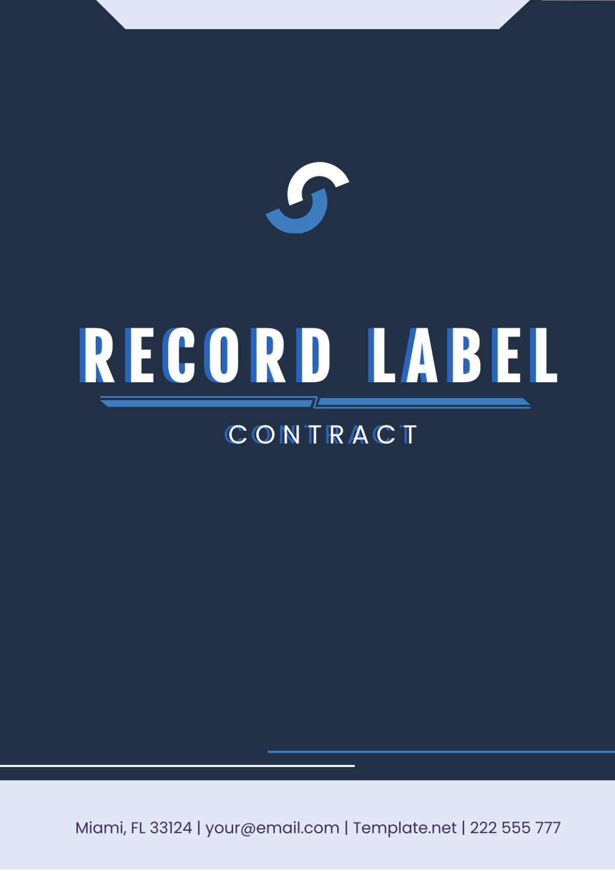 Record Label Contract Template - Edit Online & Download