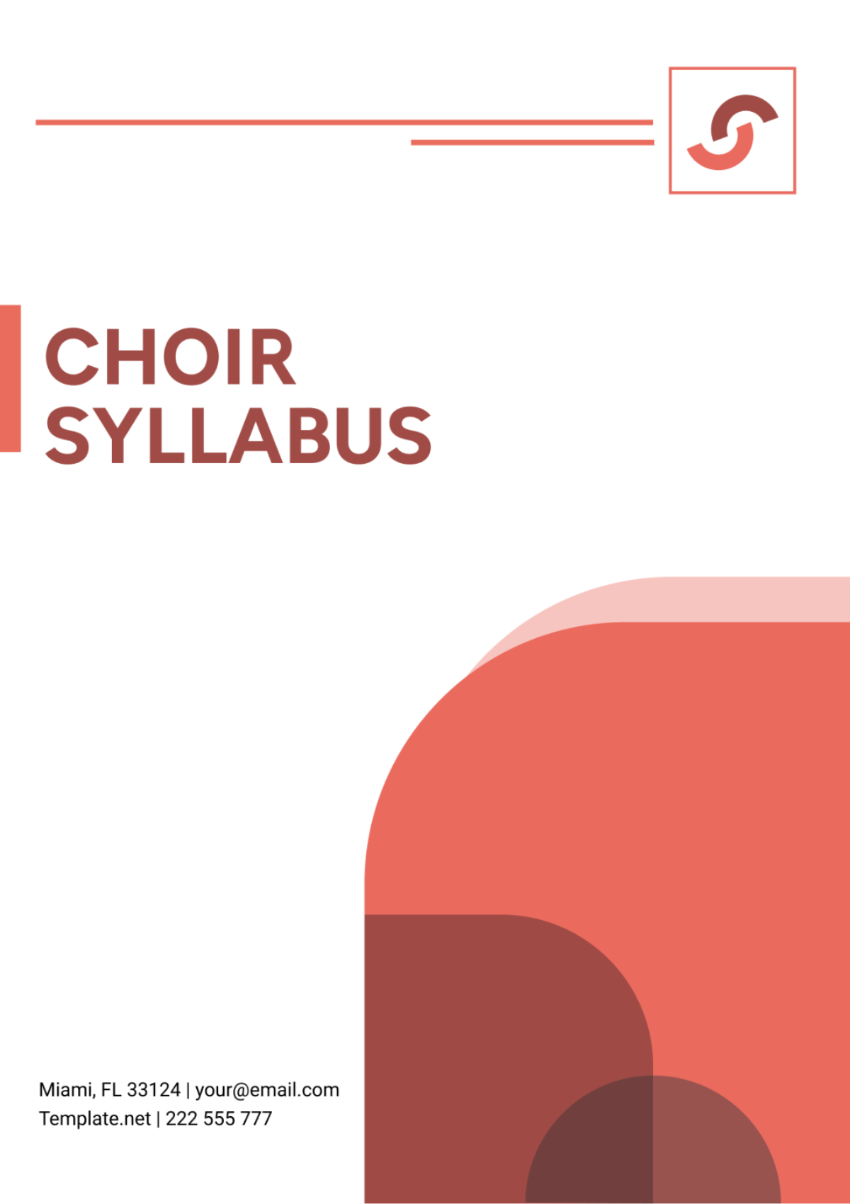 Choir Syllabus Template