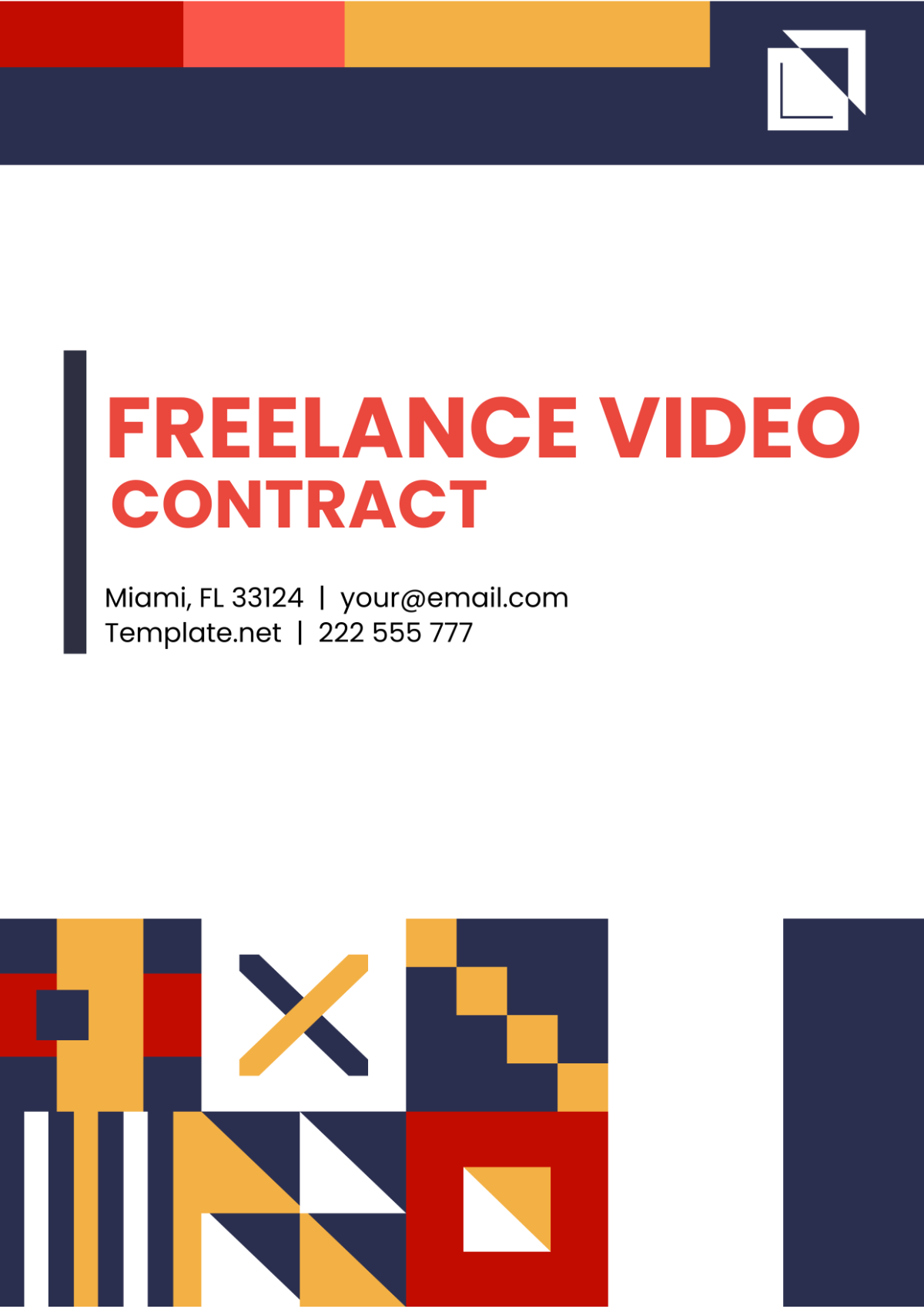 Freelance Video Contract Template - Edit Online & Download