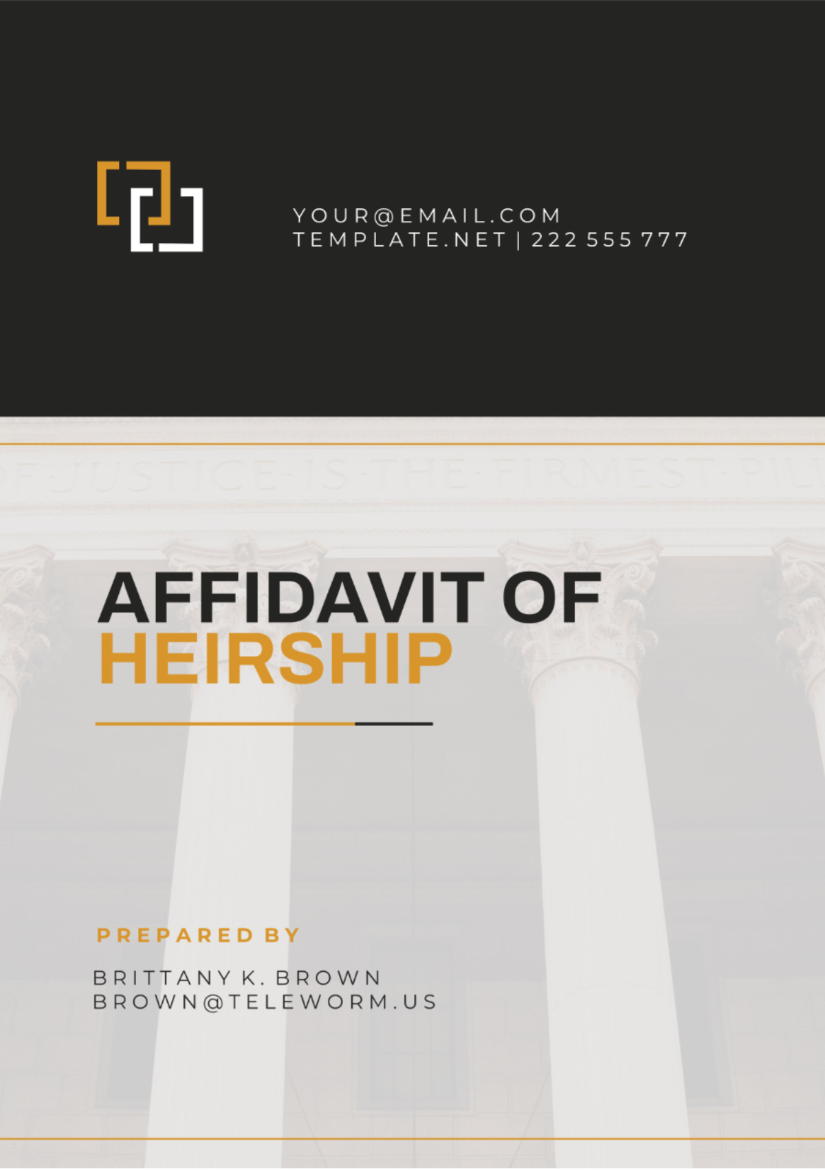 Washington Affidavit of Heirship Template - Edit Online & Download