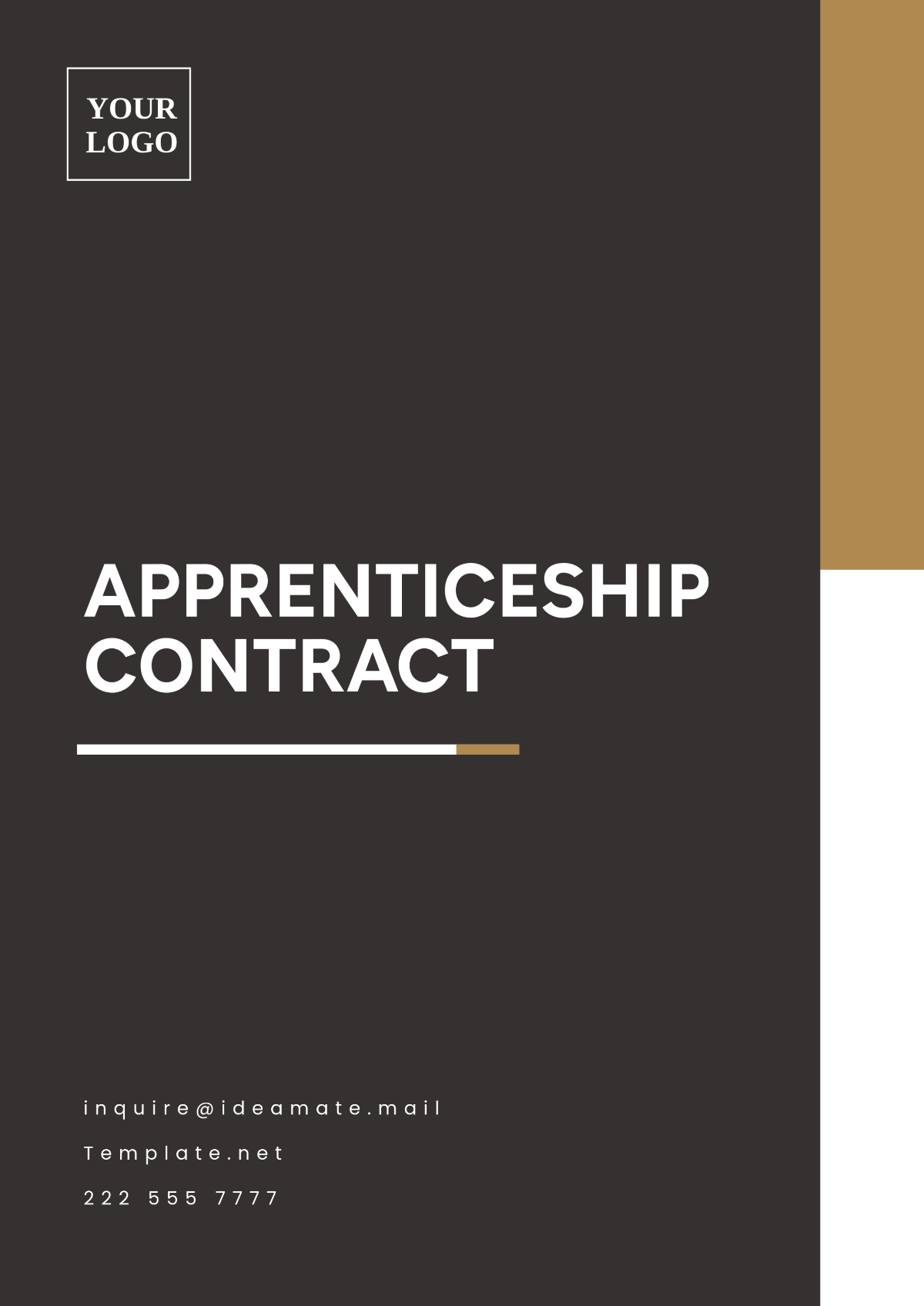 Free Apprenticeship Contract Template