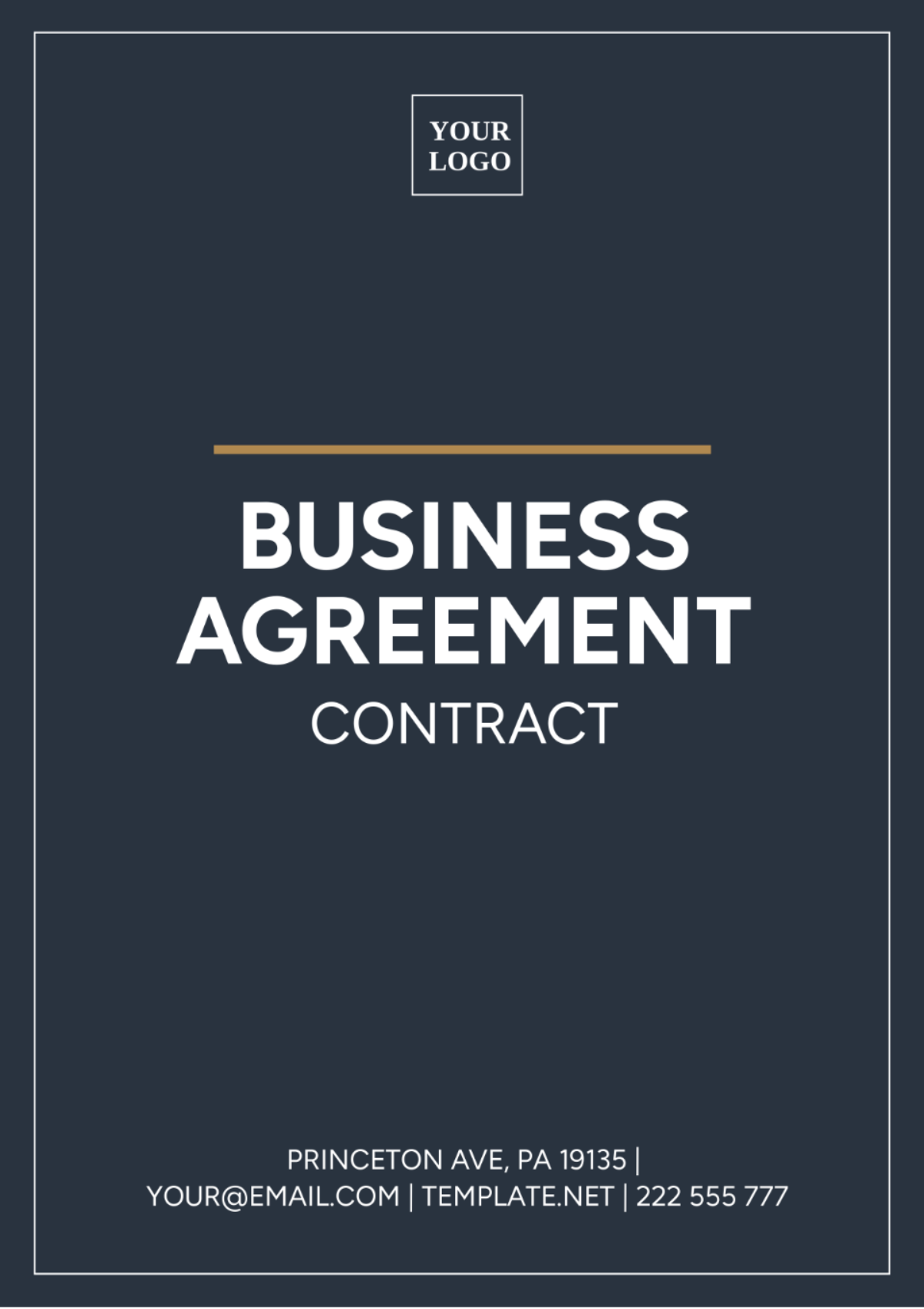 Free Business Agreement Contract Template