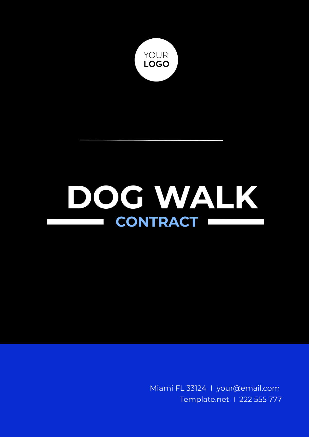 Dog Walking Contract Template - Edit Online & Download