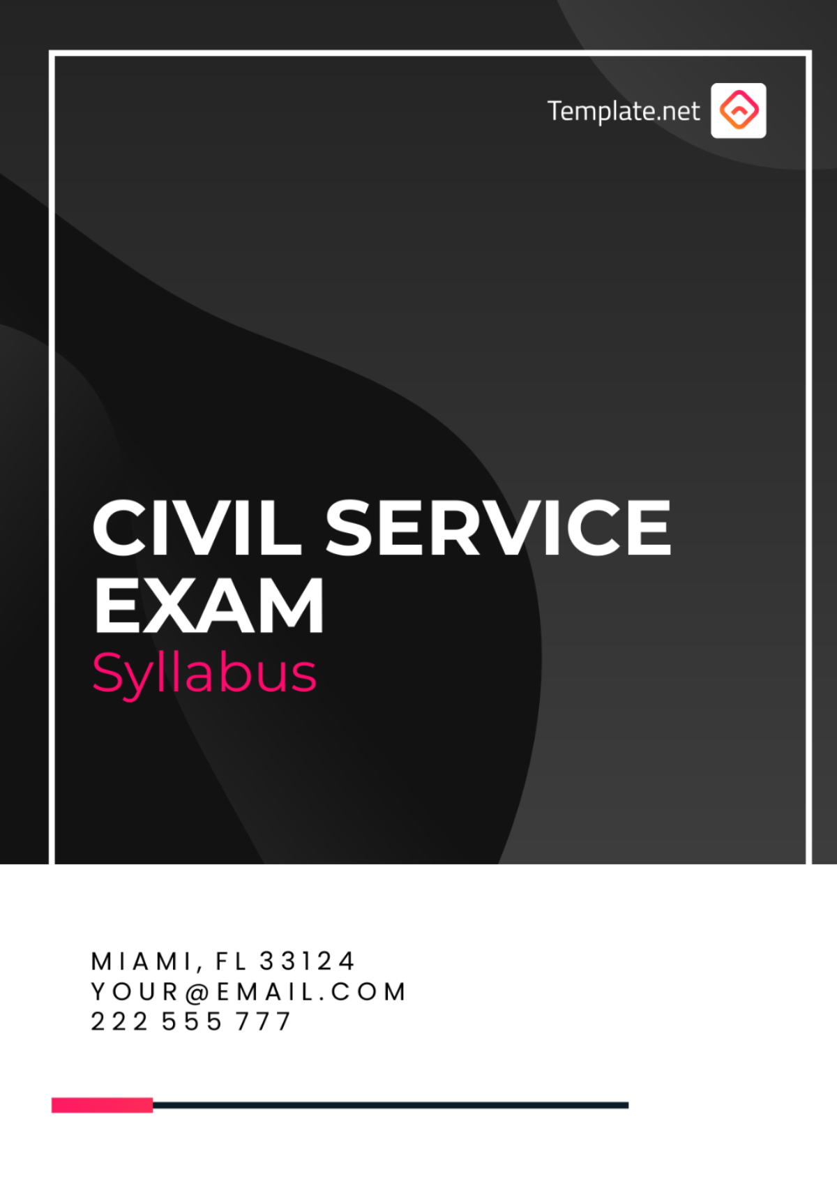 Free Civil Services Exam Syllabus Template