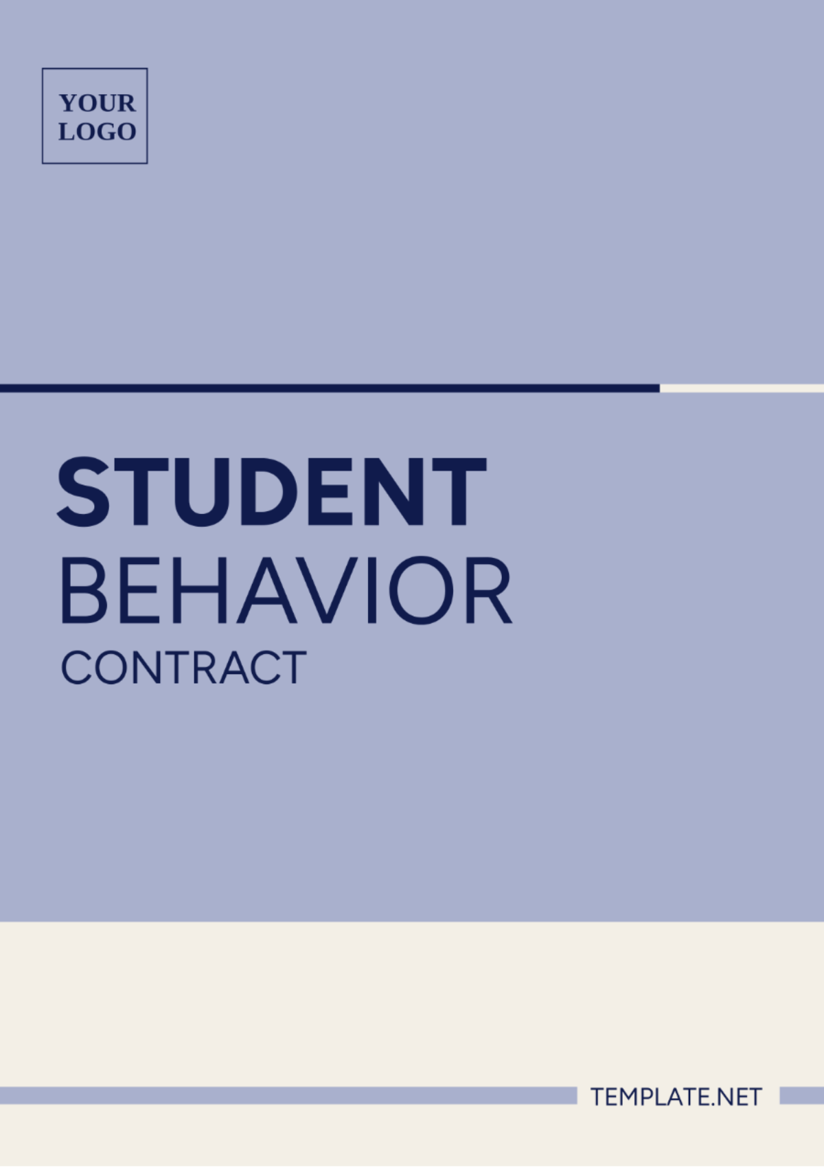 Student Behavior Contract Template - Edit Online & Download