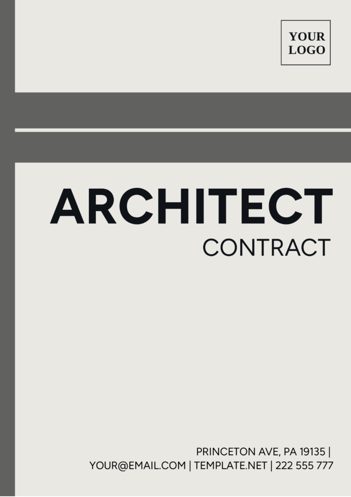 Architect Contract Template - Edit Online & Download