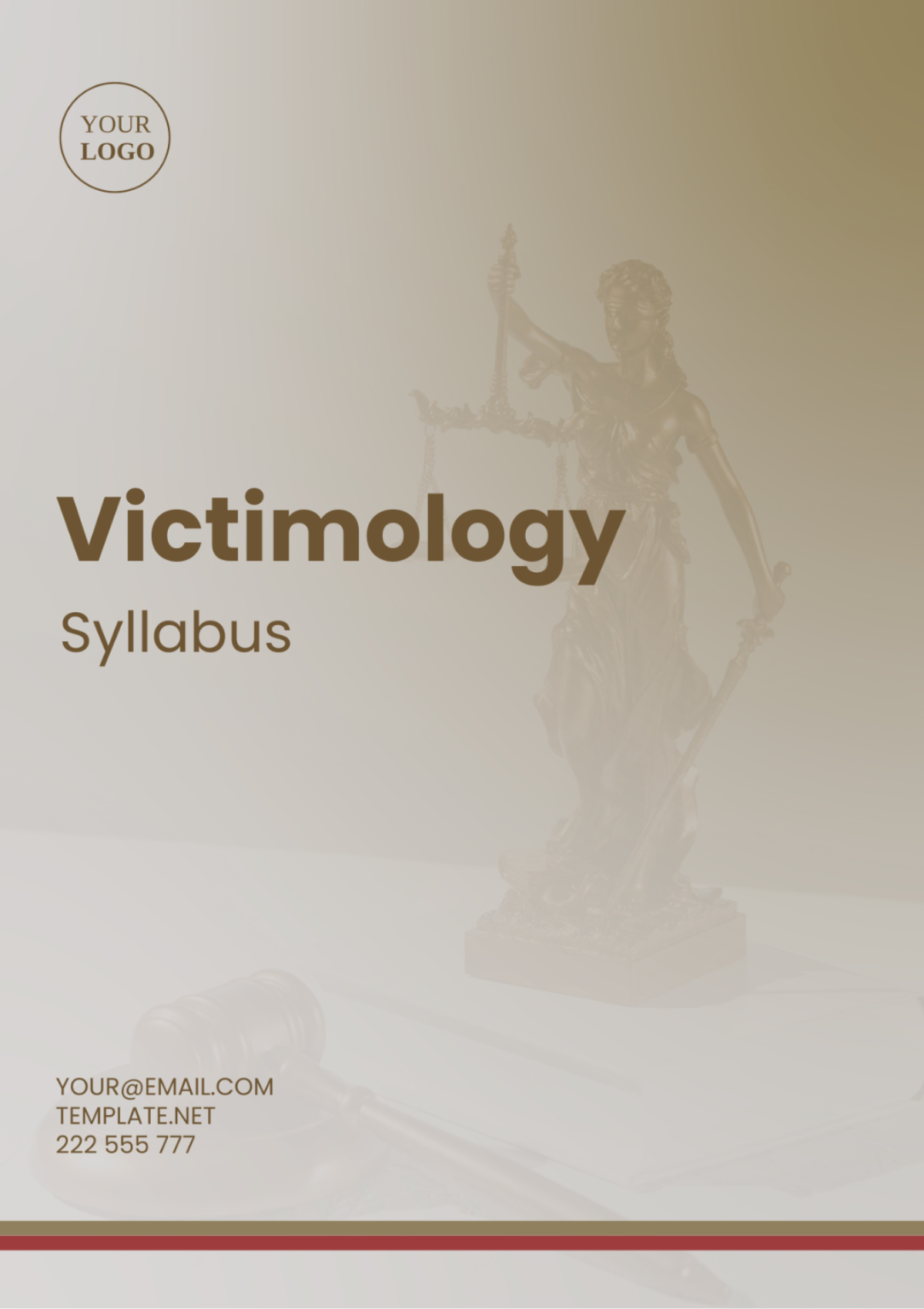 Victimology Syllabus Template