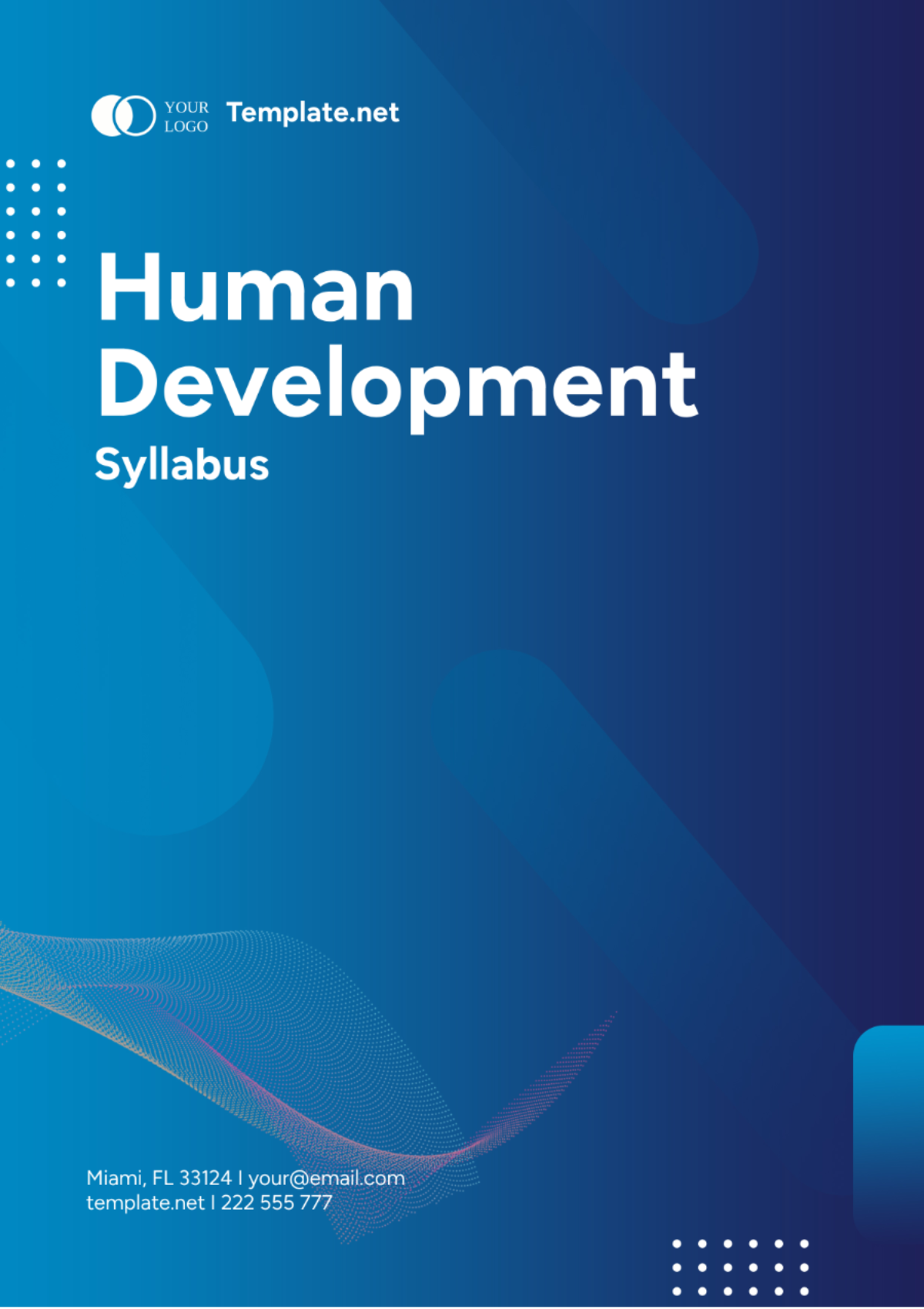 Free Human Development Syllabus Template