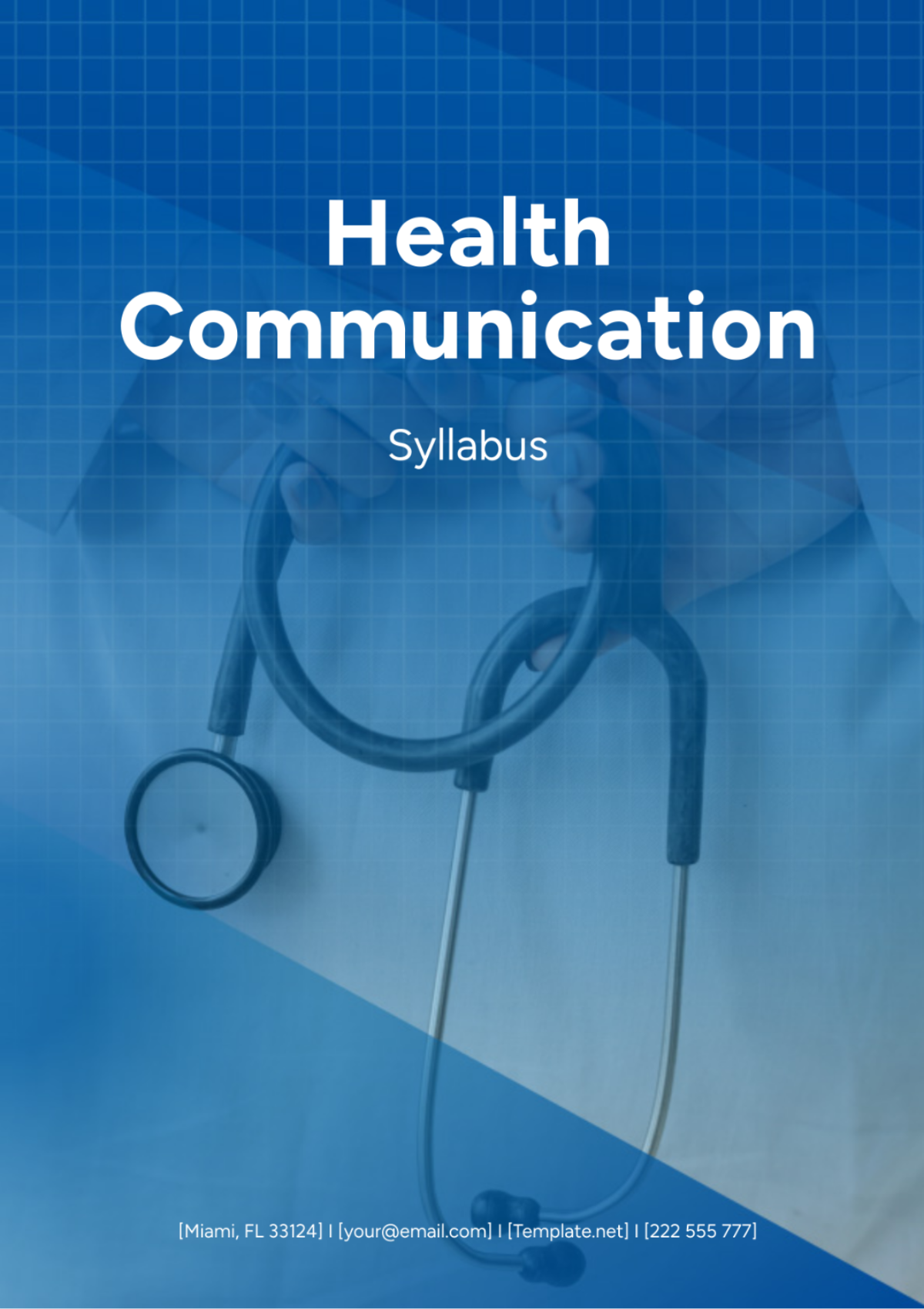 Health Communication Syllabus Template