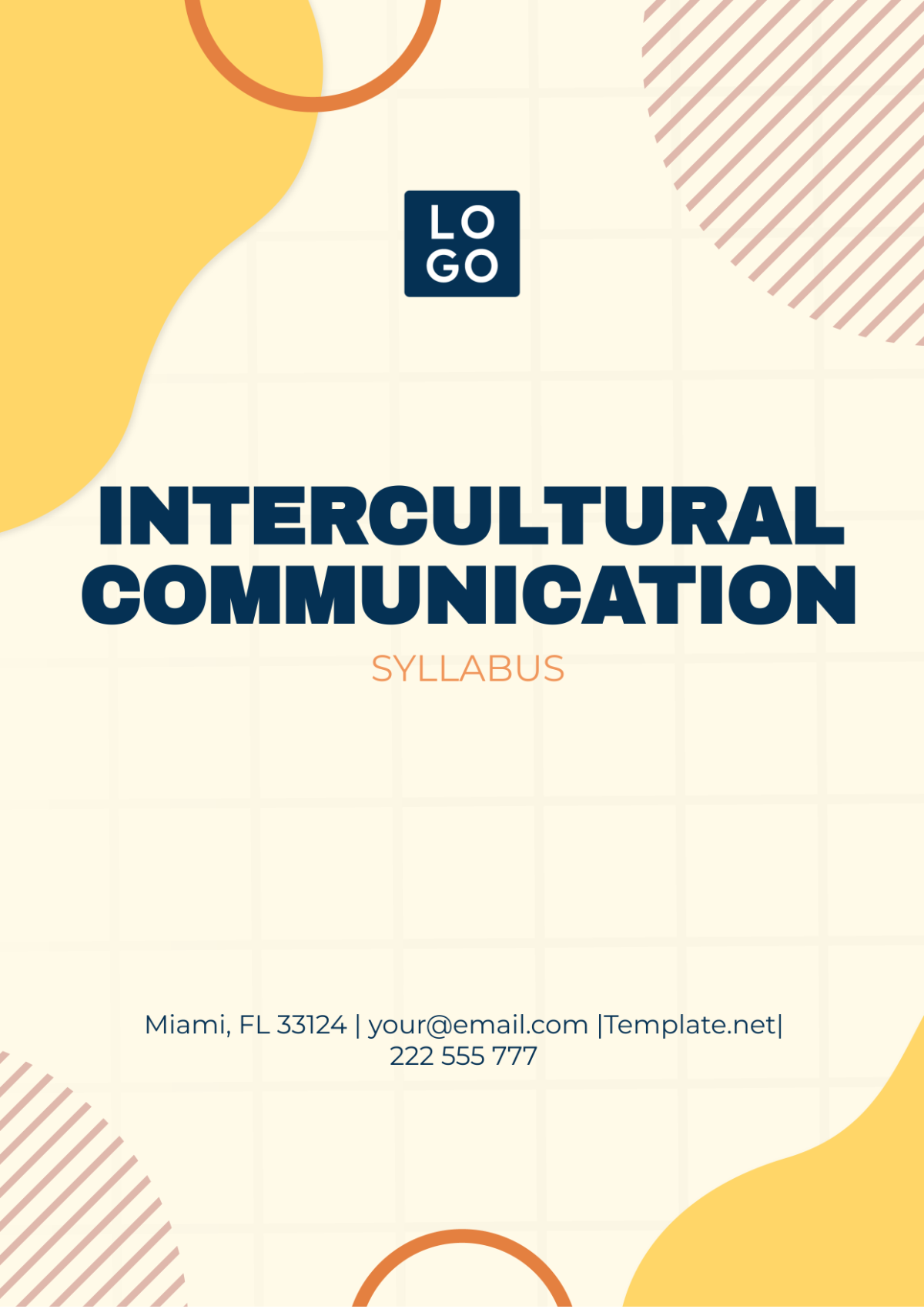 Free Intercultural Communication Syllabus Template