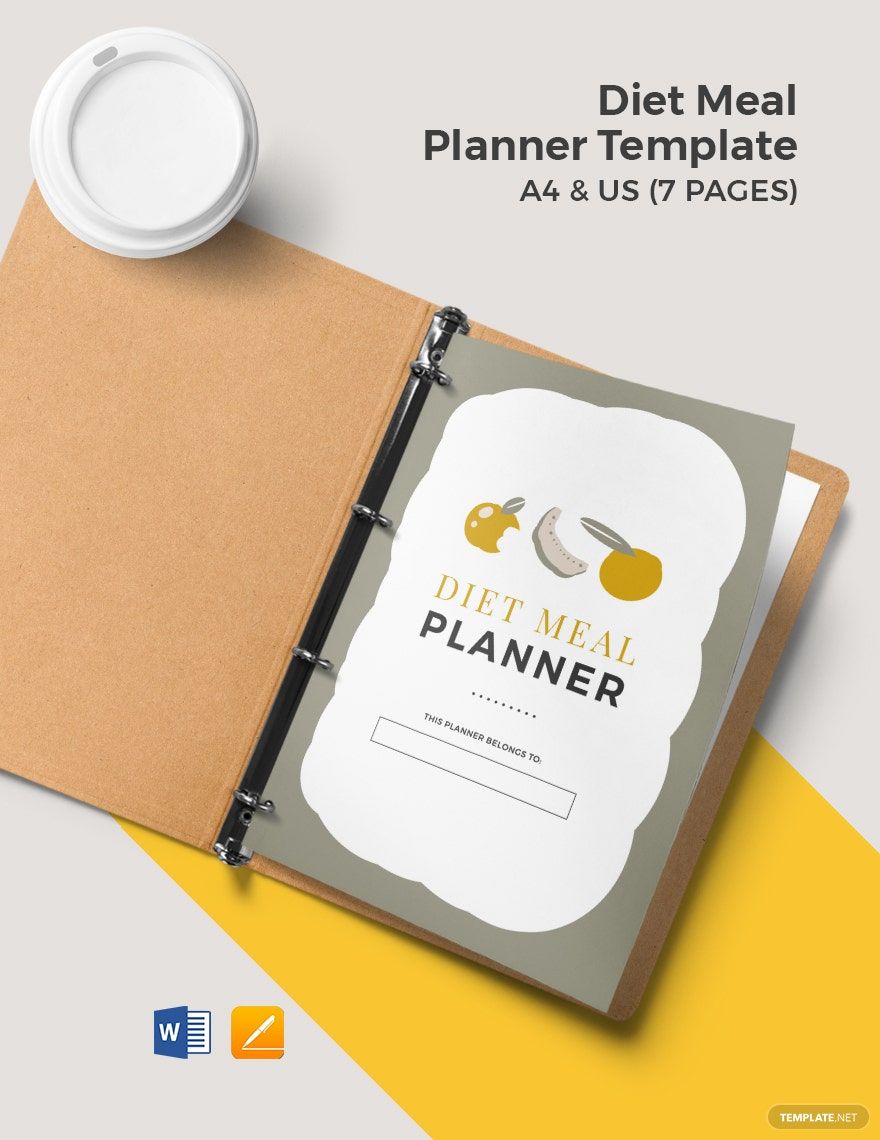 Diet Meal Planner Template