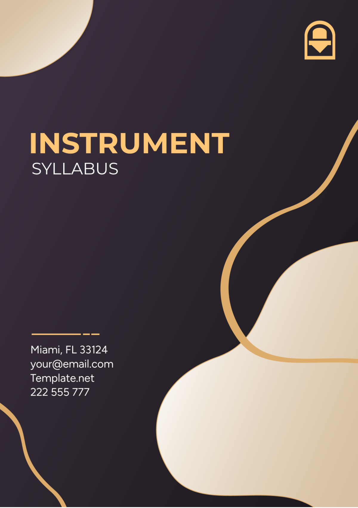 Free Instrument Syllabus Template