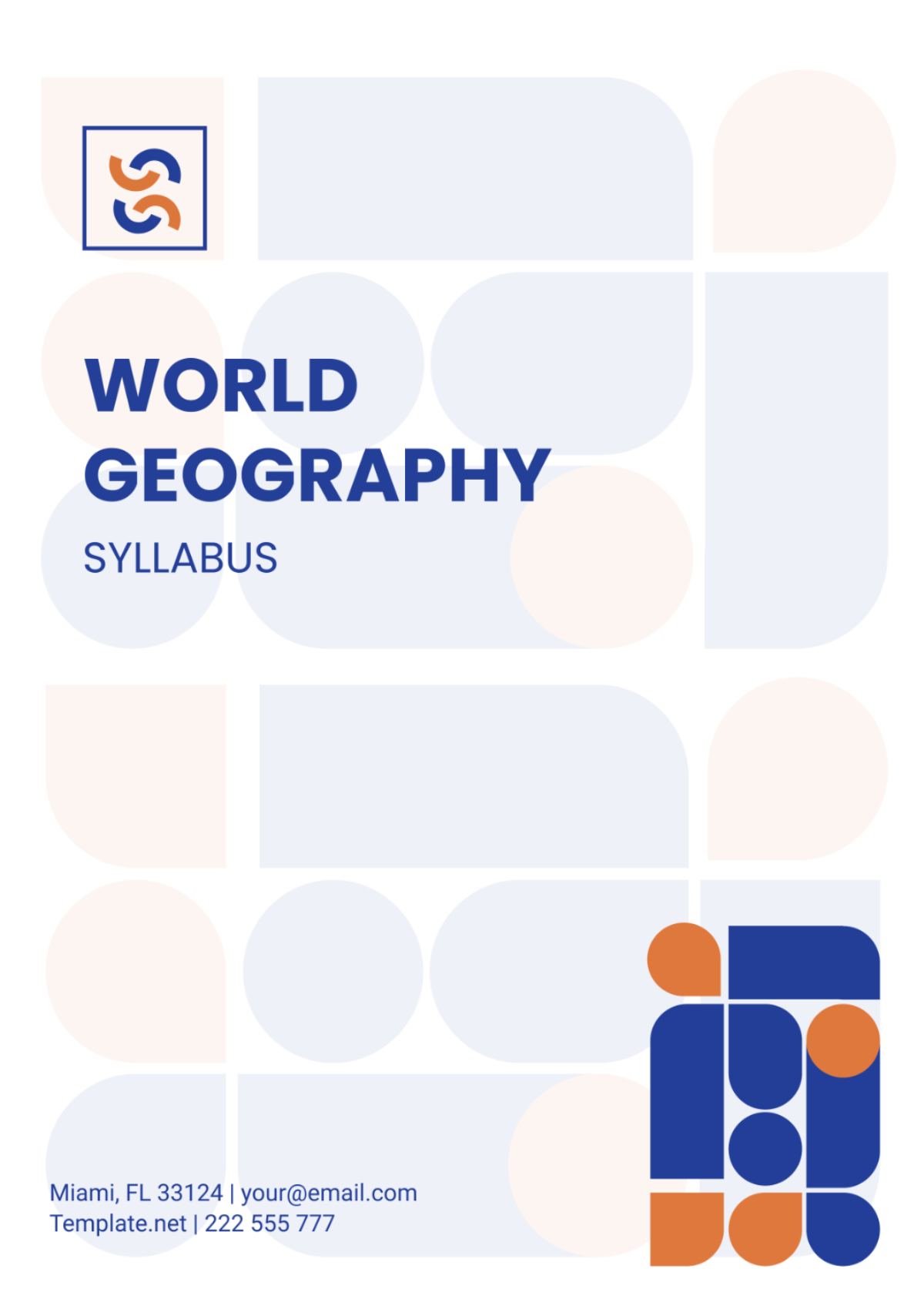 World Geography Syllabus Template