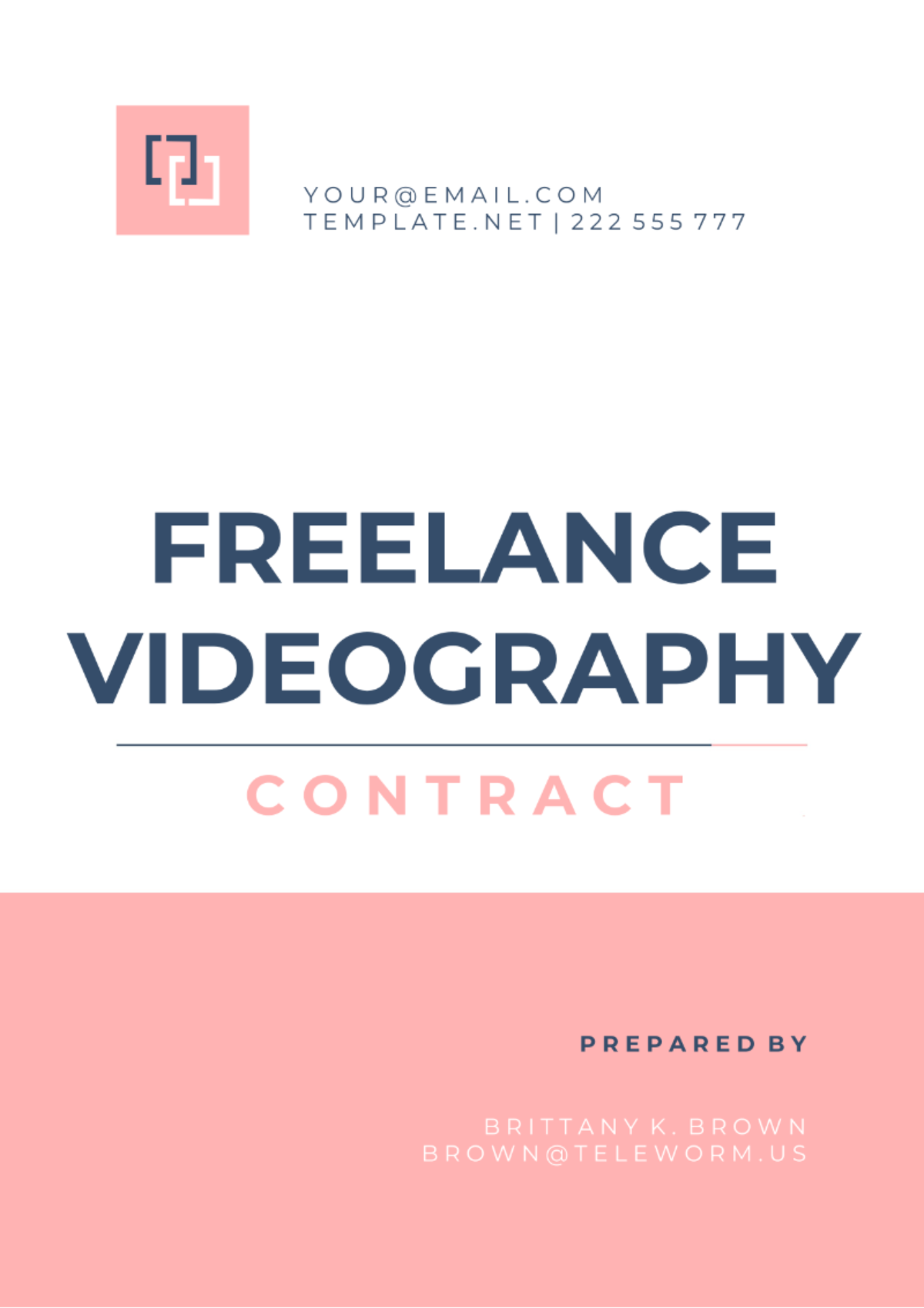 Freelance Videography Contract Template - Edit Online & Download