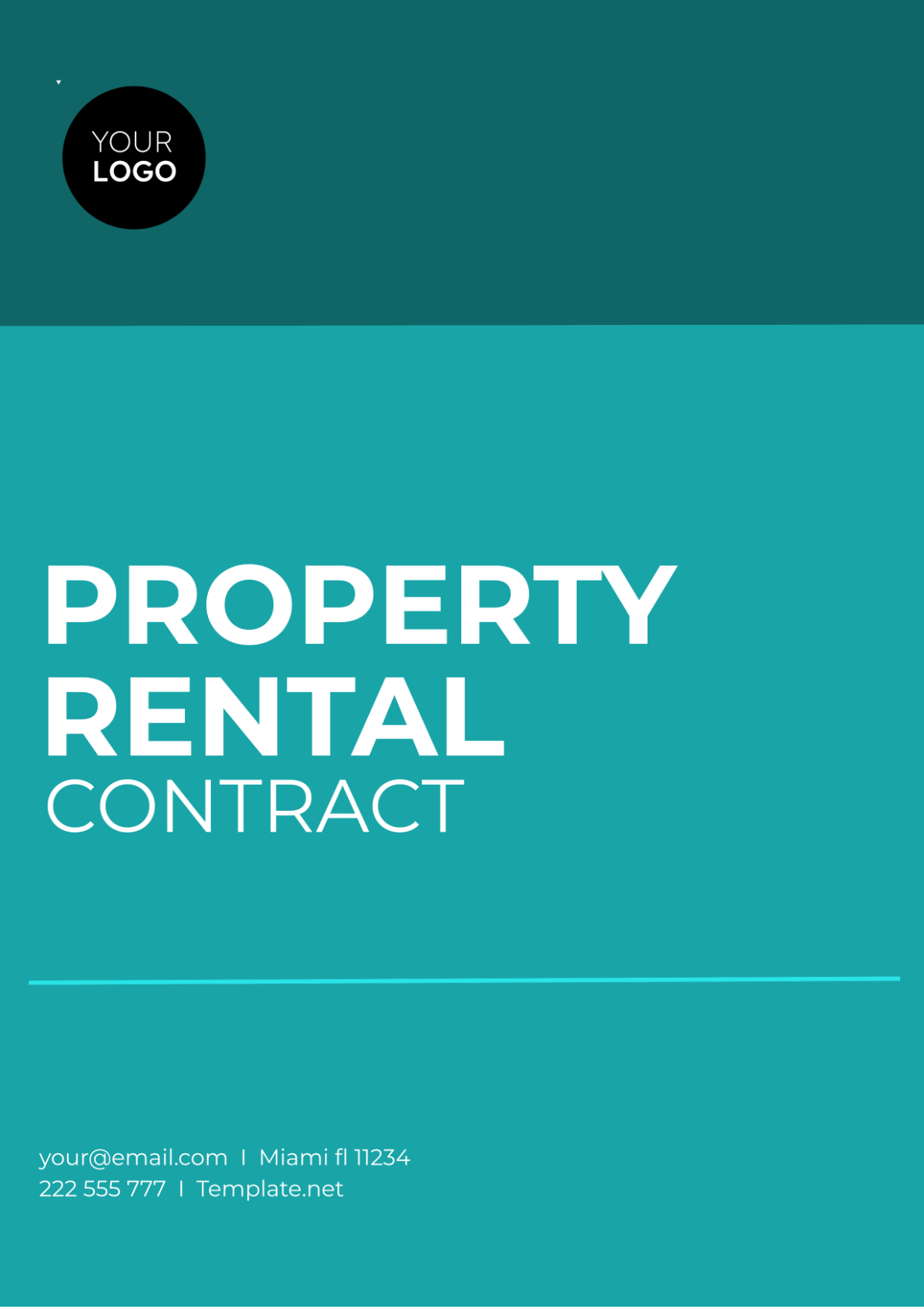 Property Rental Contract Template - Edit Online & Download