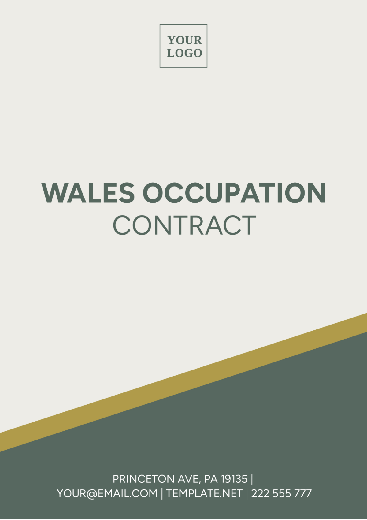 Free Wales Occupation Contract Template to Edit Online