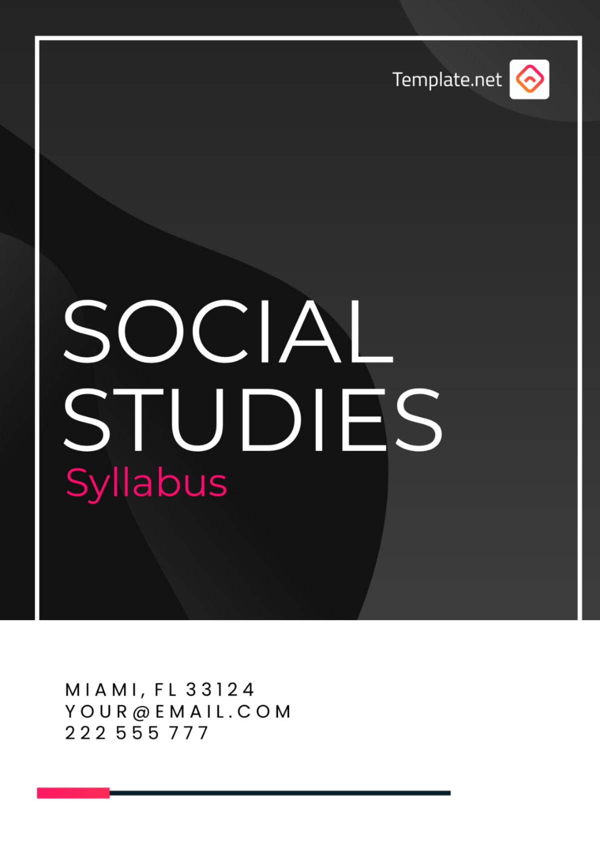 Social Studies Syllabus Template