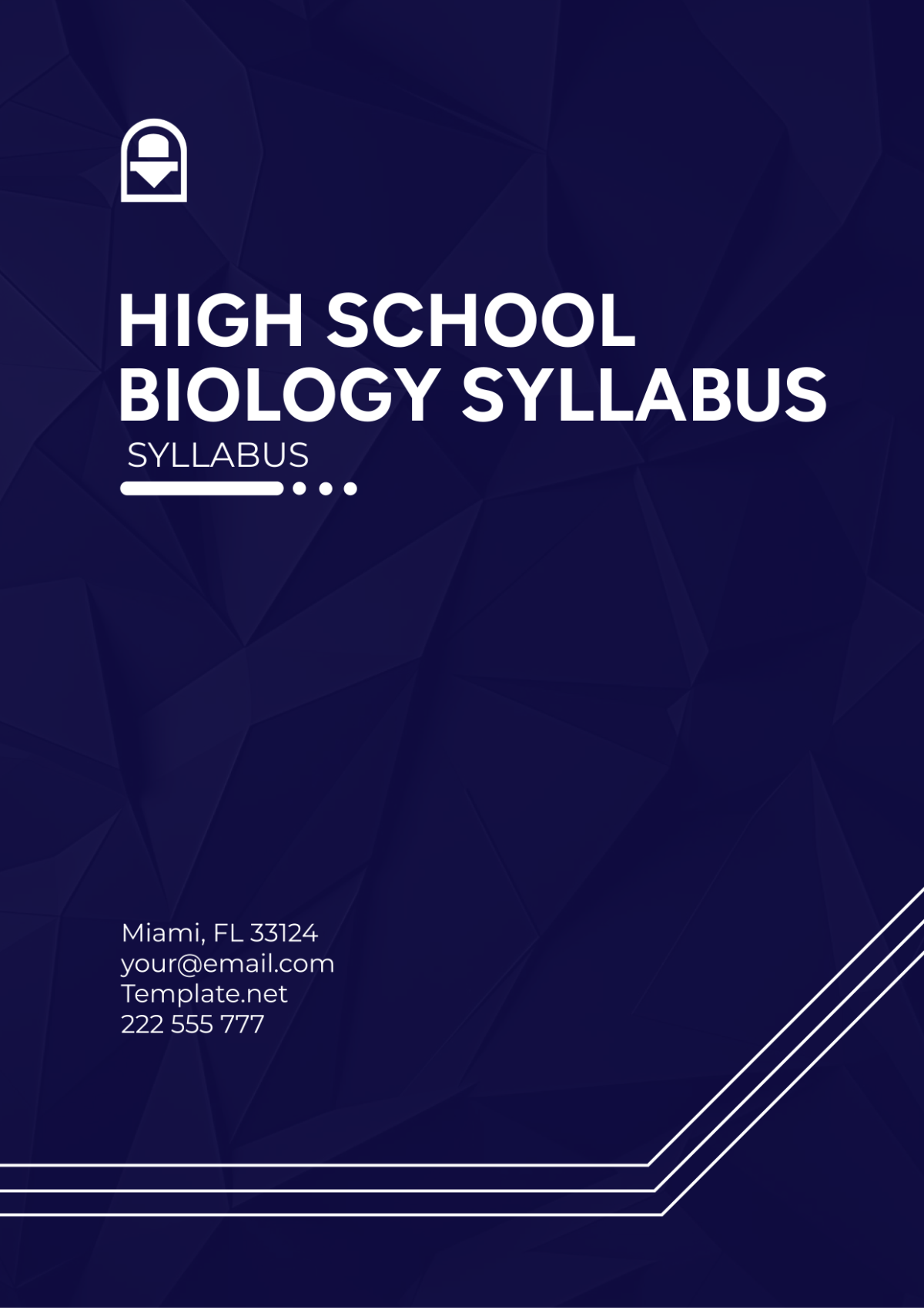 High School Biology Syllabus Template