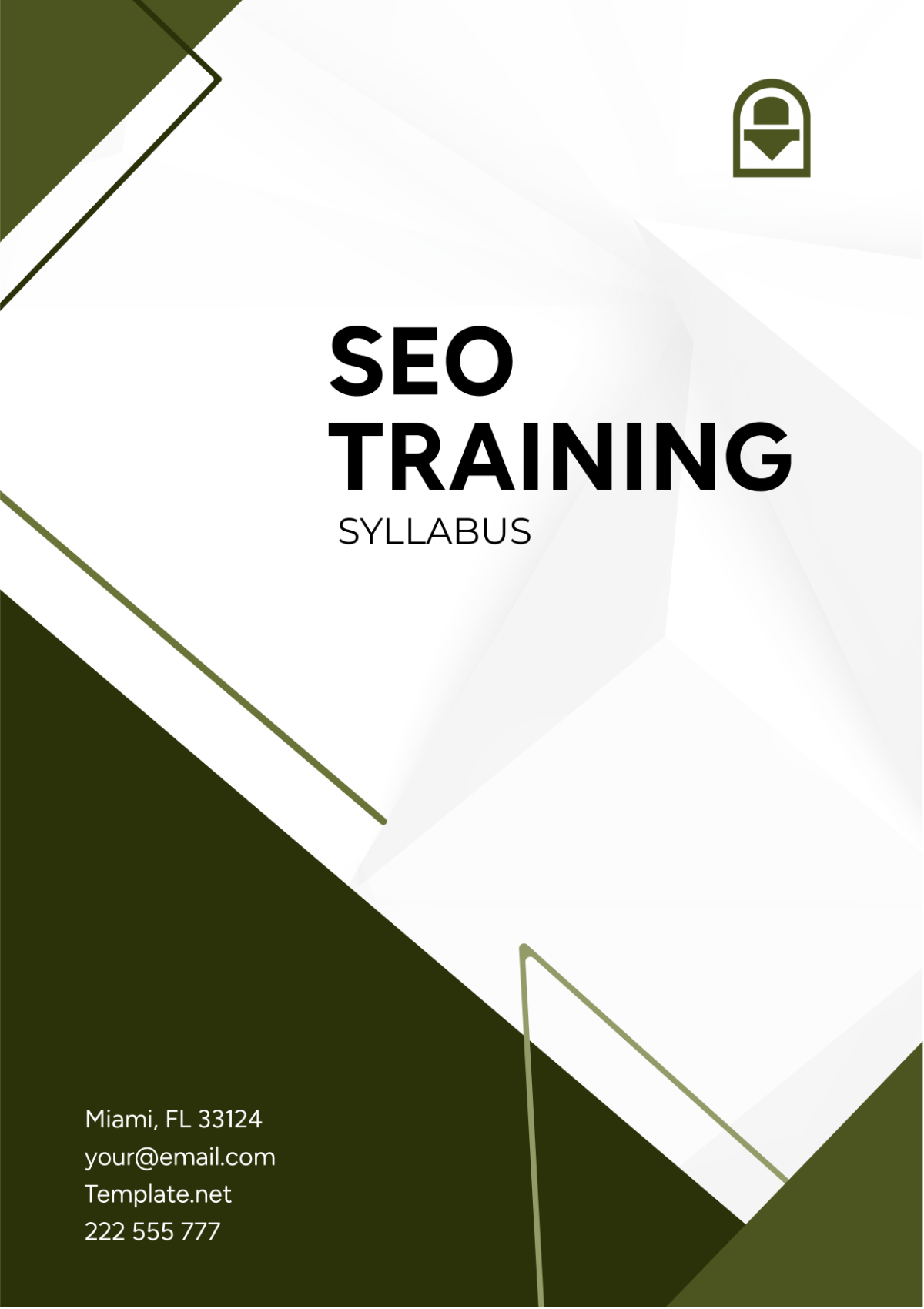 Free Seo Training Syllabus Template