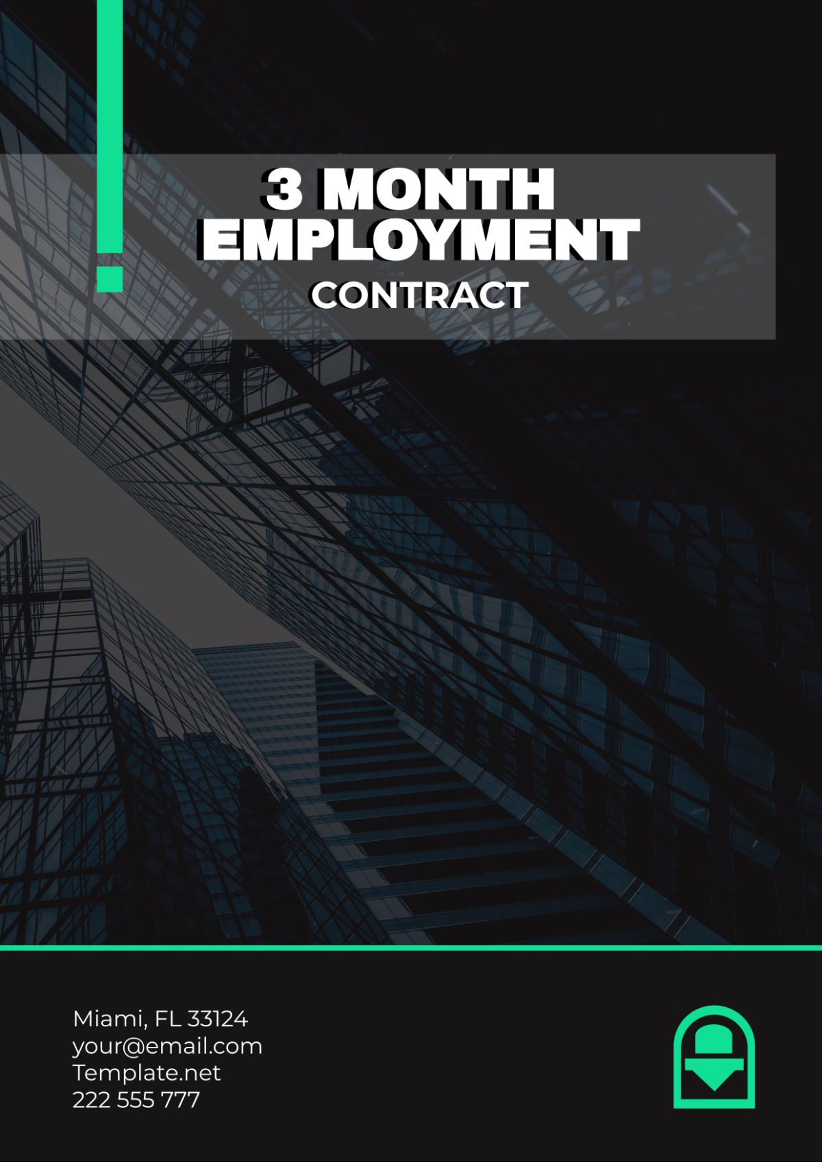 3 Month Employment Contract Template - Edit Online & Download