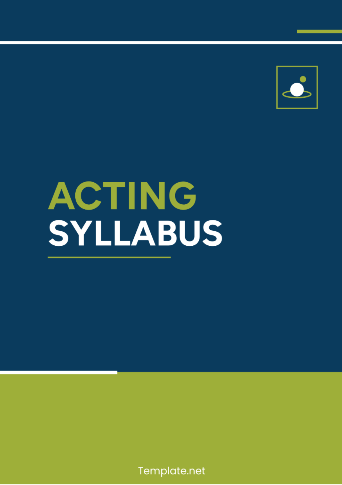 Free Acting Syllabus Template