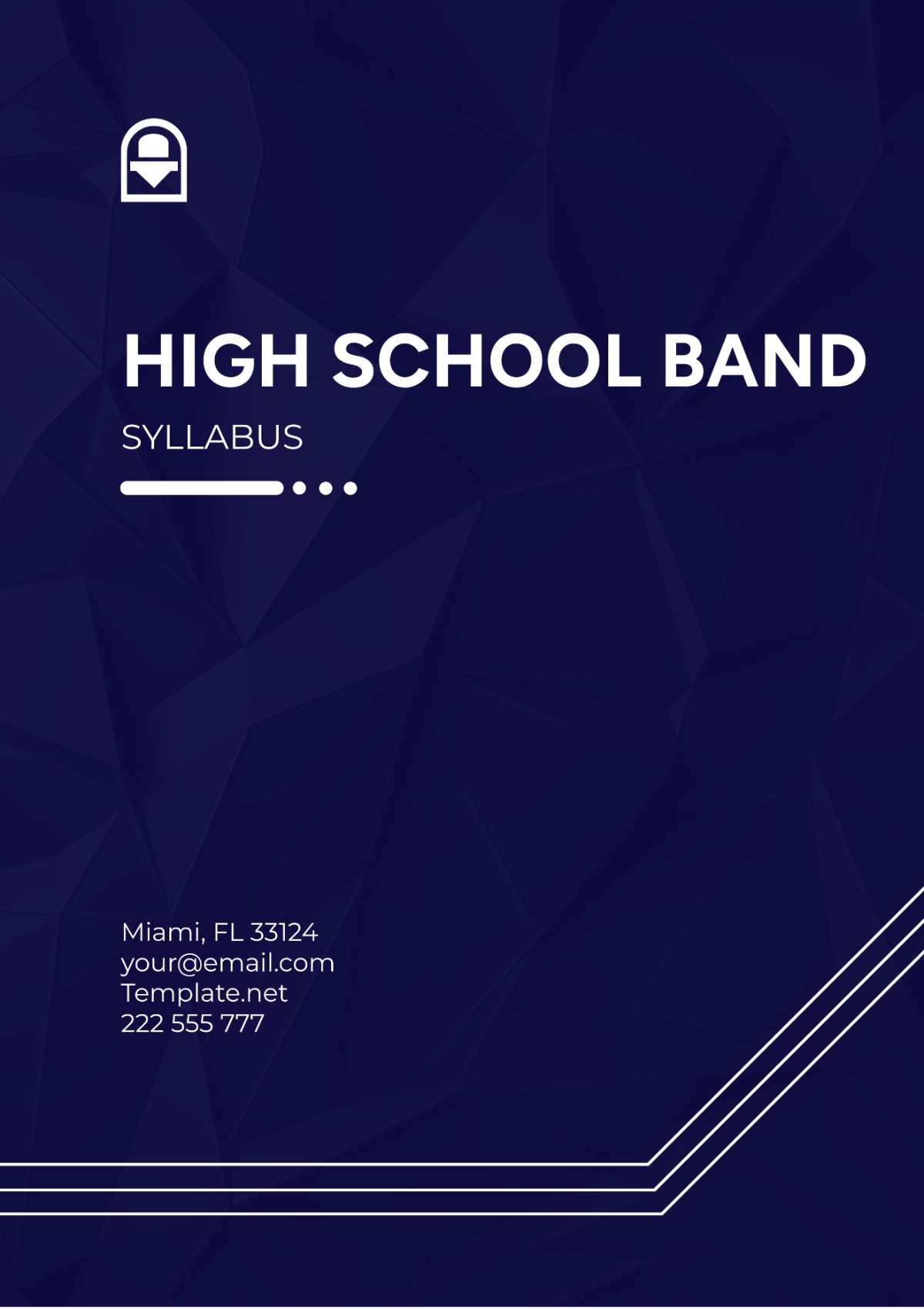 Free High School Band Syllabus Template