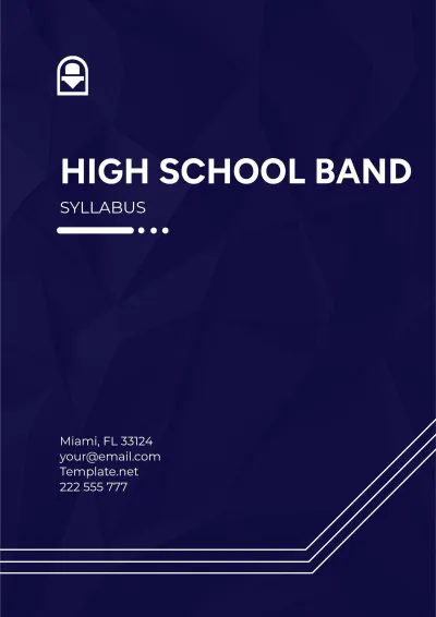 Free High School Band Syllabus Template to Edit Online