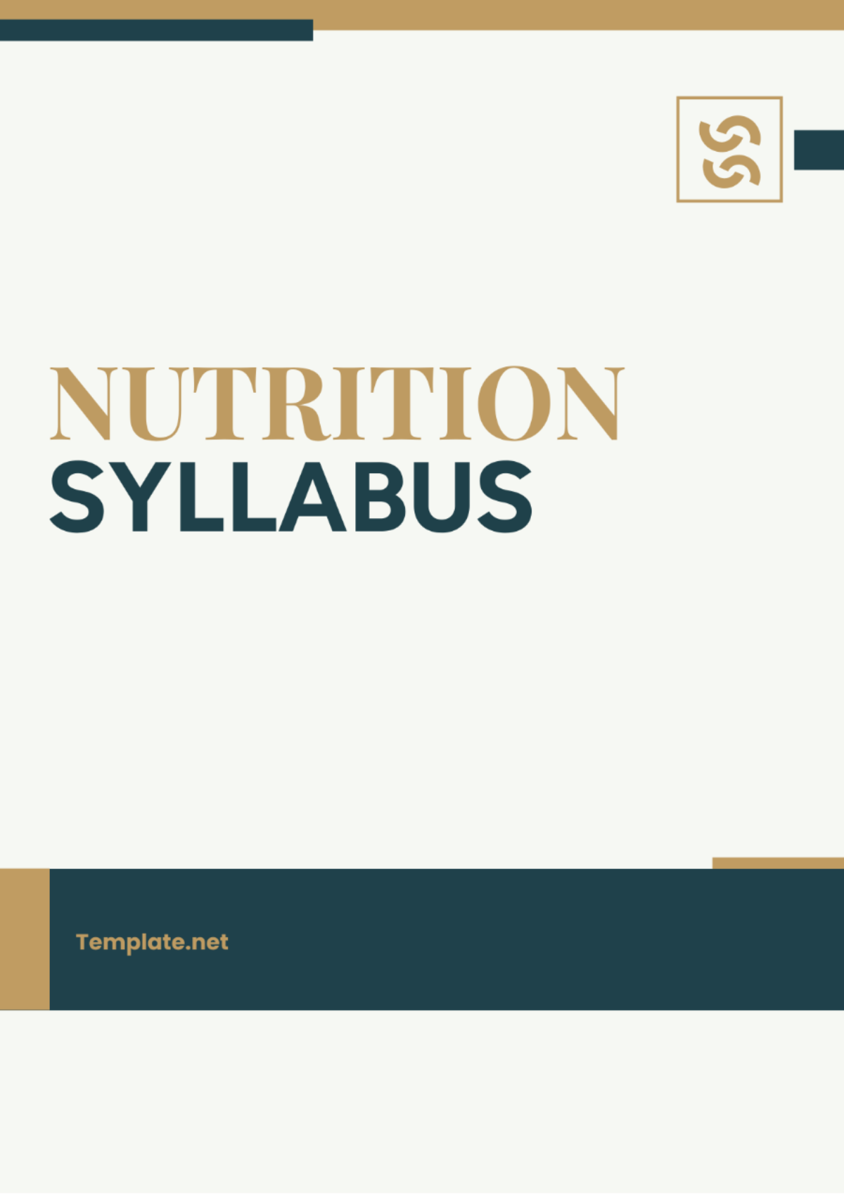 Nutrition Syllabus Template