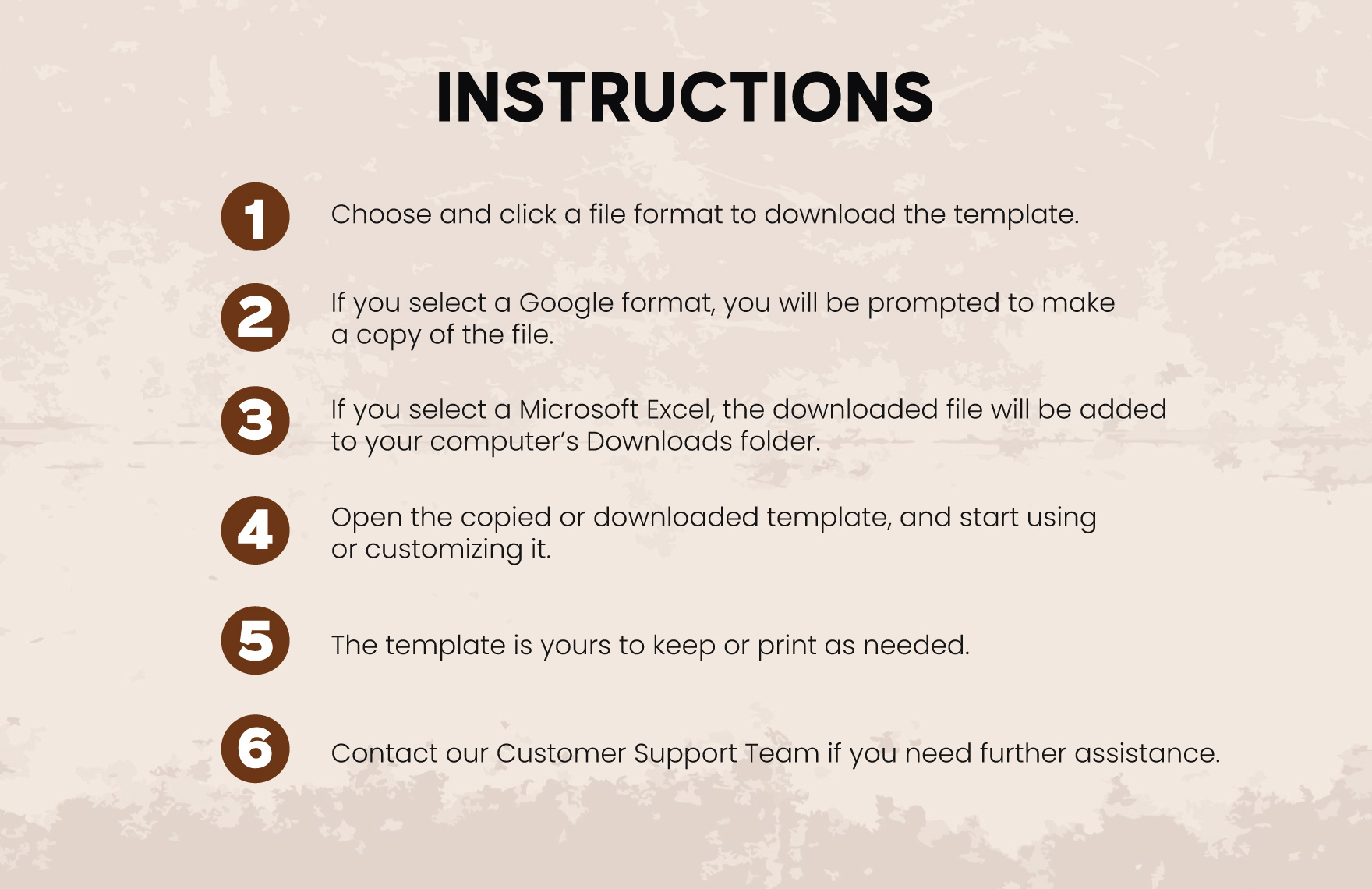 Standard Invoice Template