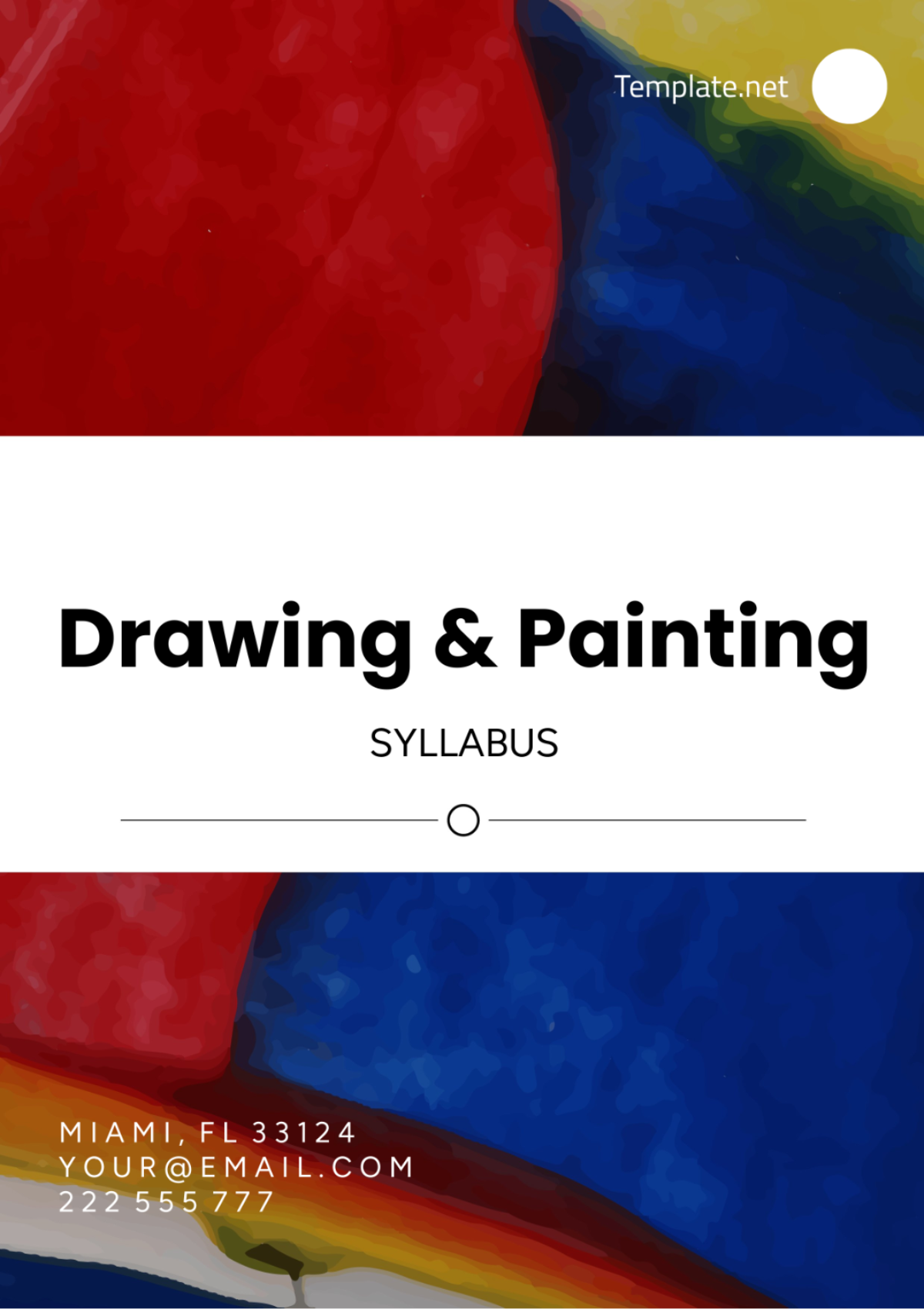 Drawing & Painting Syllabus Template