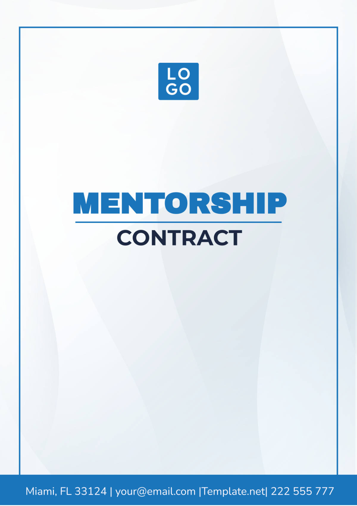 Mentorship Contract Template - Edit Online & Download