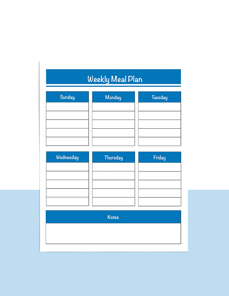 Personal Meal Planner Download