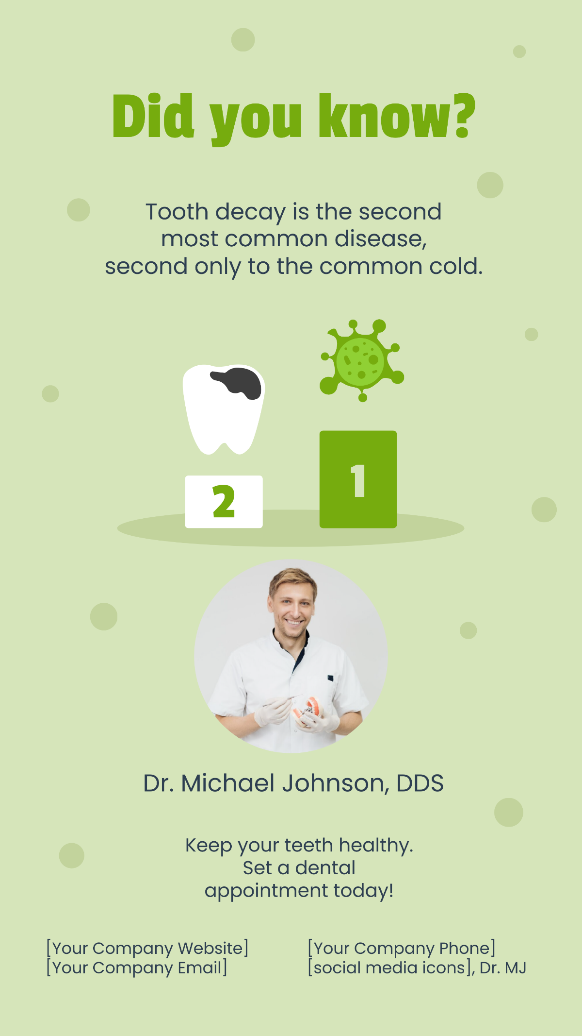 Did You Know Dentist Design Template