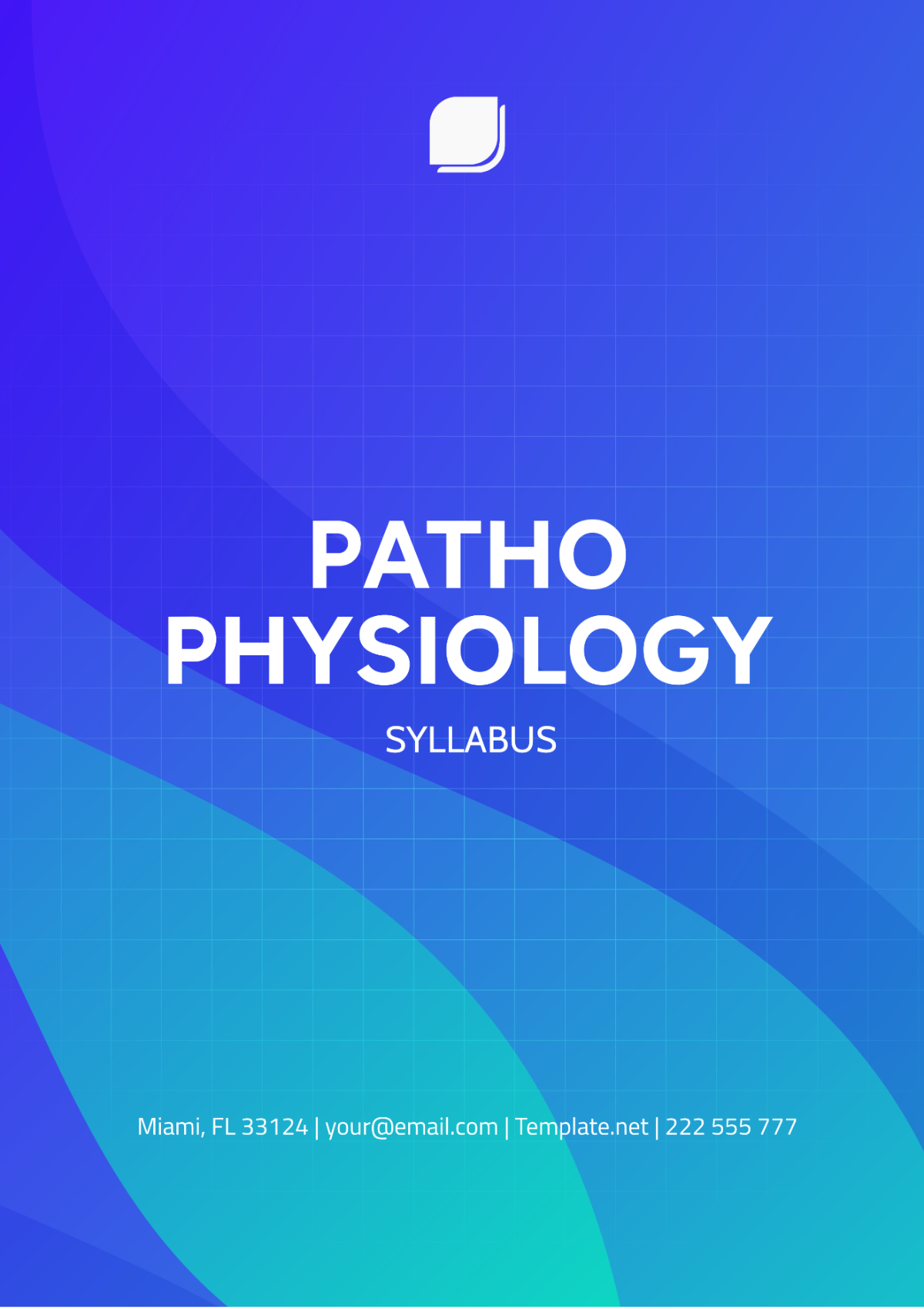 Pathophysiology Syllabus Template