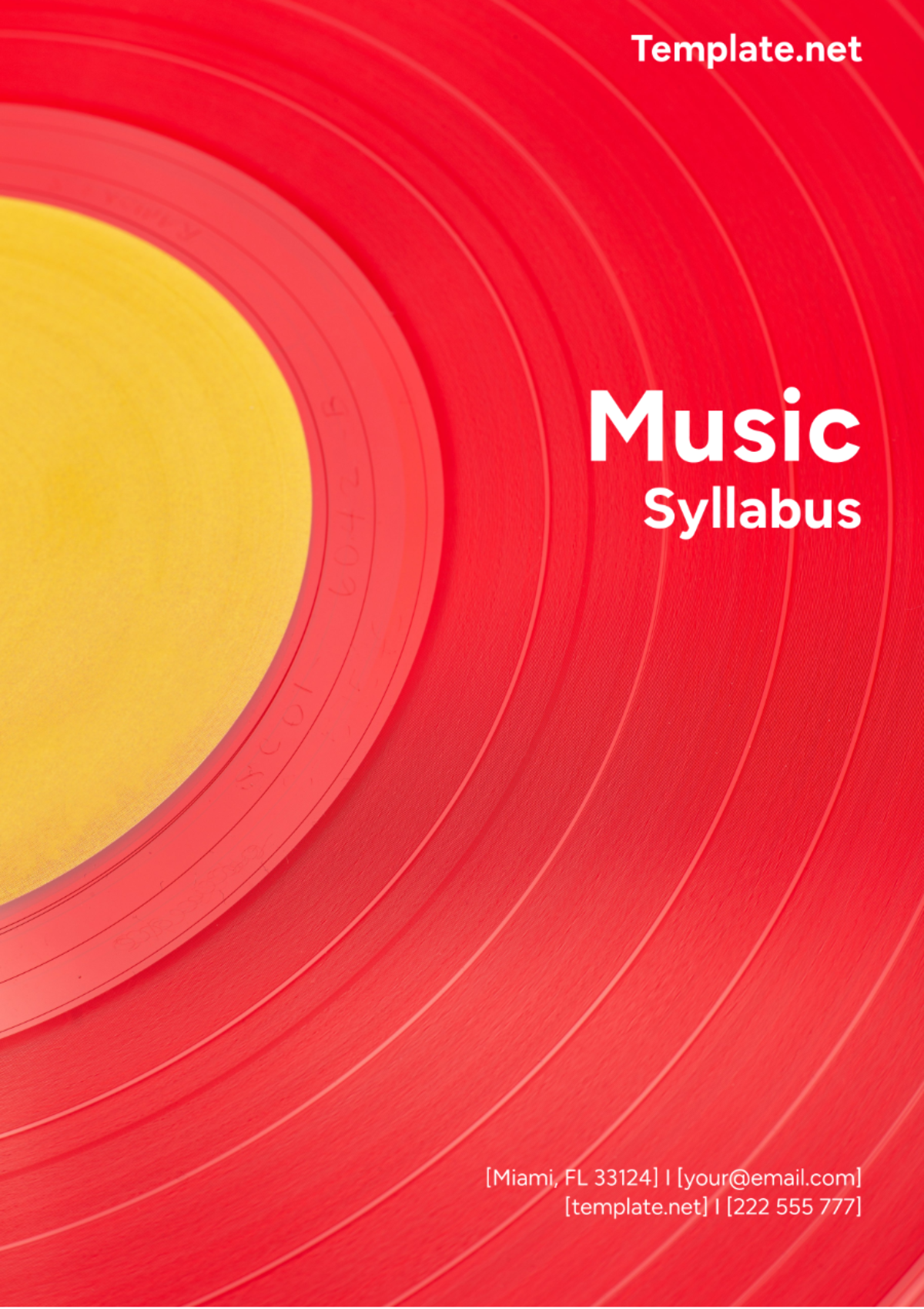 Music Syllabus Template