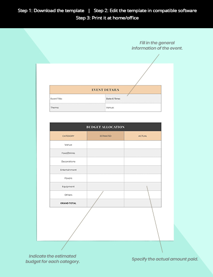 Free Gift Event Planner Template to Edit Online Free Gift Event Planner Template to Edit Online