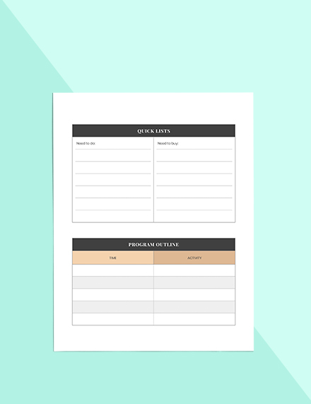 Free Gift Event Planner Template to Edit Online Free Gift Event Planner Template to Edit Online