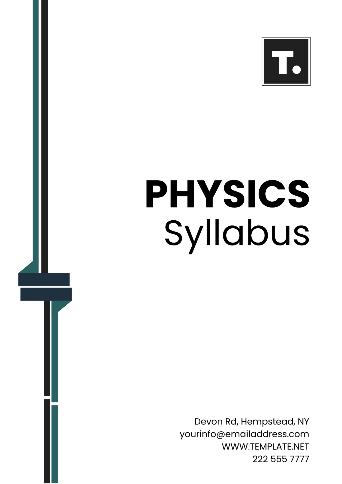 Physics Syllabus Template - Edit Online & Download