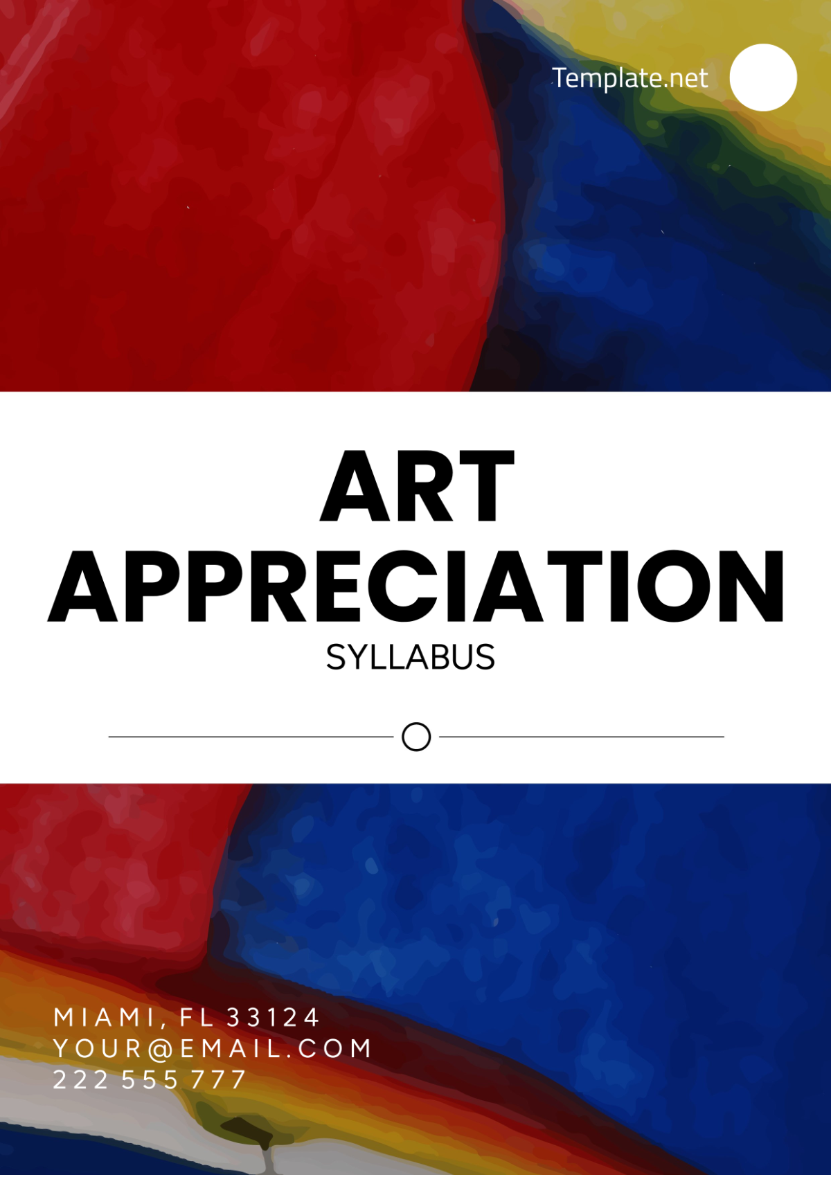 Art Appreciation Syllabus Template