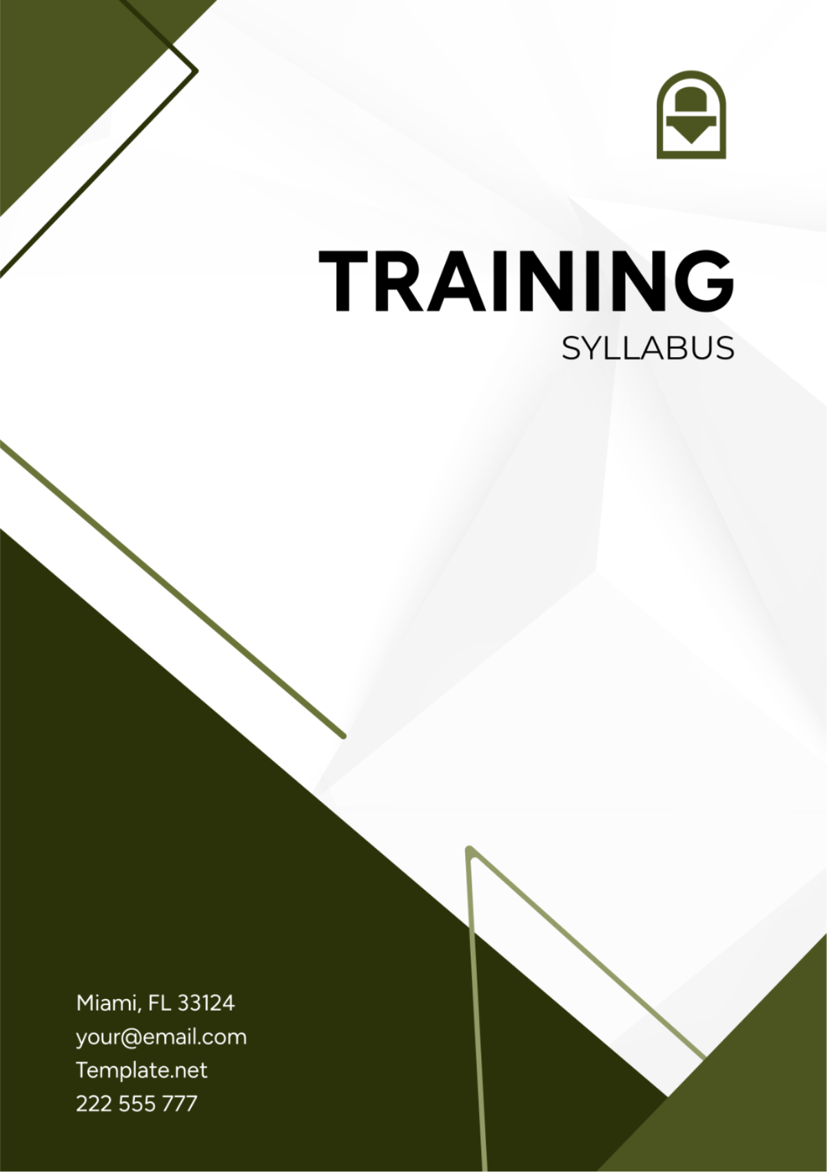 Training Syllabus Template