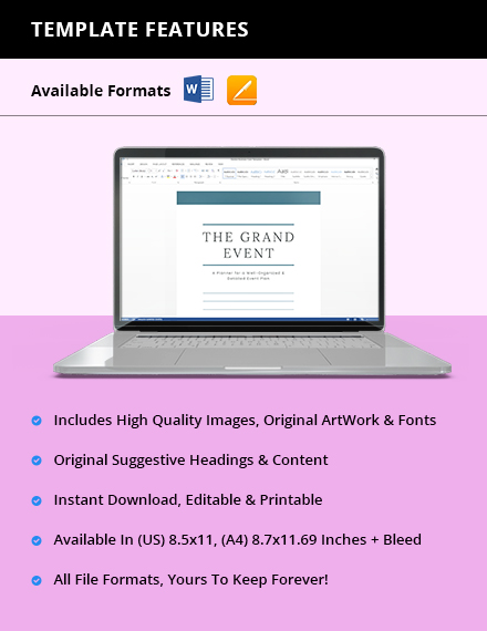 Free Online Event Planner Template to Edit Online Free Online Event Planner Template to Edit Online